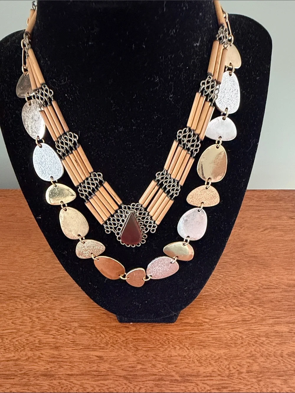 Lot of Jewelry including 3 necklaces, 6 bracelets and 2 pairs of earrings.